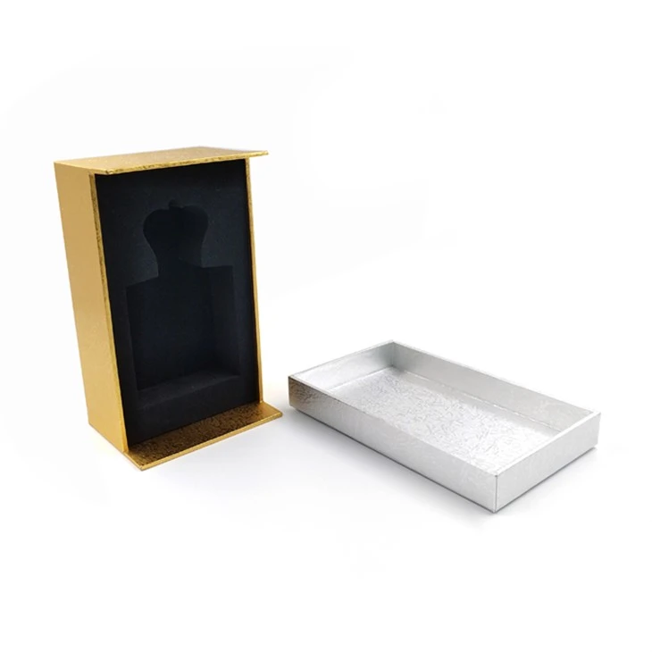 Gold And Silver Cardstock Perfume Gift Box4