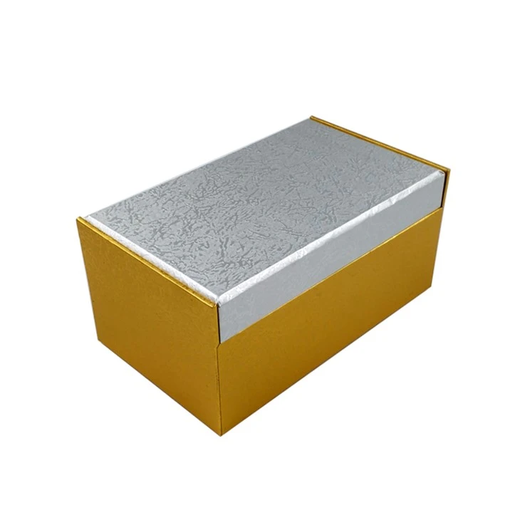 Gold And Silver Cardstock Perfume Gift Box1